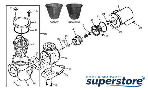 Will this fit my impeller housing (the rest of the pump) which is a 7.5 hp unit (part #357204)