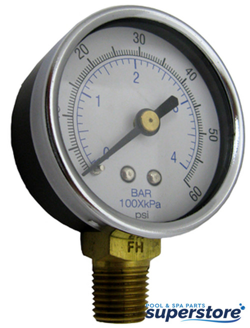 7300002062 SPECK PRESSURE GAUGE, 1/4" BOTTOM MOUNT Questions & Answers