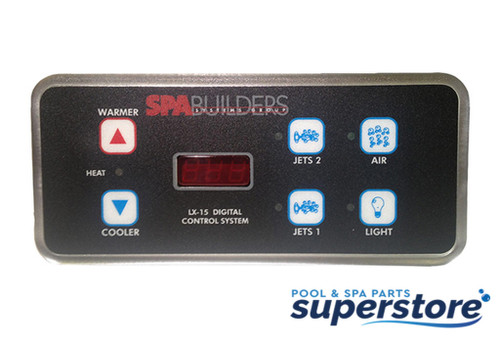 3-00-0221 Spa Builders LX-15 Digital Topside Control 6 Button | Discontinued Questions & Answers