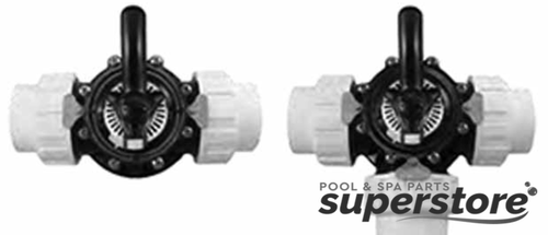 25923-204-000 Custom Molded Products CPVC Diverter Valve 3-Way 2Â” Socket Black w/ Unions Questions & Answers